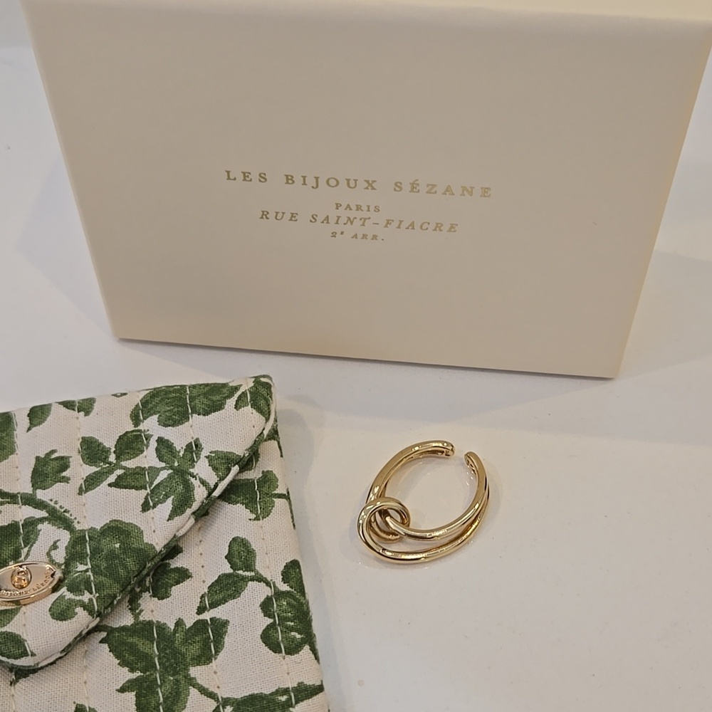 Sezane Julia Braided Ring, VGUC, French Chic, Size Small - Picture 5 of 5